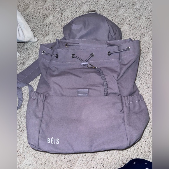 BEIS Handbags - BÉIS The Rucksack in lavender